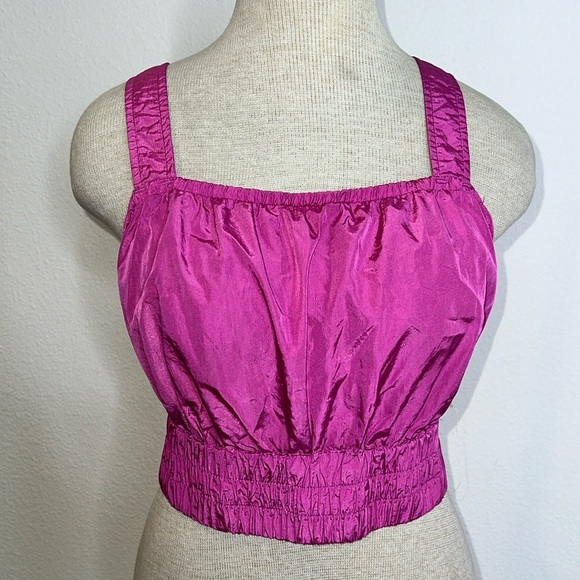 Free People Nylon Crop Top - Picture 1 of 4